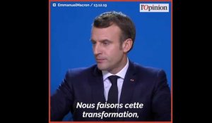 Retraites: Emmanuel Macron sort du silence et défend une réforme «historique»