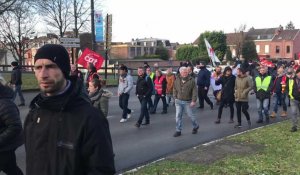 Plus de 3000 manifestants contre la réforme des retraites à Valenciennes le 17 décembre 2019