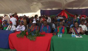 Elections en Namibie: dernier meeting du parti Swapo