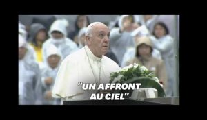 Le vibrant plaidoyer du pape pour l&#39;arrêt de la dissuasion nucléaire