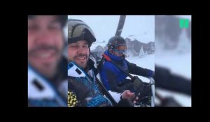 Les images des premières descentes en ski de la saison hivernale