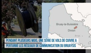 Prison ferme pour des voleurs de câbles dans le Bruaysis