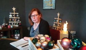 Leernes: elle réalise des boules de Noël personnalisées