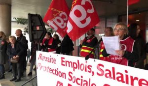 Manifestation contre les retraites à Narbonne