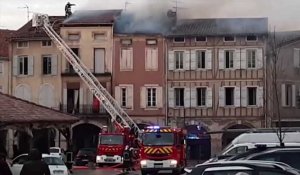 Incendie dans une boulangerie de Revel