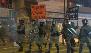 Affrontements entre police et prodémocratie alors que Hong Kong fête le Nouvel An