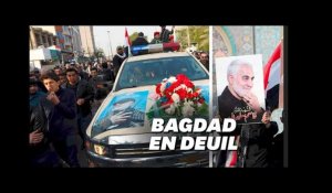 À Bagdad, les images des funérailles de Qassem Soleimani
