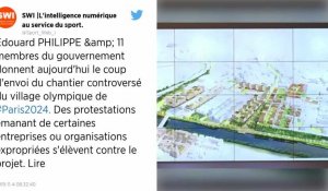JO-2024: Philippe en Seine-Saint-Denis pour les premiers coups de pioche du village olympique