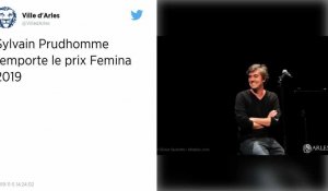 Prix Femina 2019. Sylvain Prudhomme récompensé pour son roman « Par les routes »