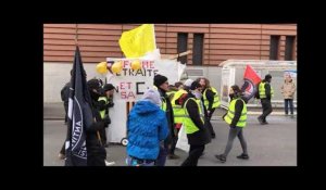 Manifestation contre la réforme des retraites à Saint-Nazaire. Plus de 10 000 personnes mobilisées
