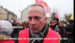 Environ 1000 personnes contre les retraites dans la rue à Nogent-sur-Oise