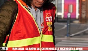 Marseille : la grève des cheminots est reconduite à lundi
