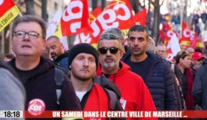 Marseille : entre courses de Noël et manifestations, ambiance contrastée dans le centre-ville