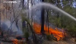 Canberra sous un épais nuage toxique, les incendies gagnent du terrain