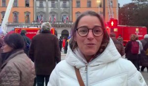 Incendie à la mairie d'Annecy : l'émotion des habitants