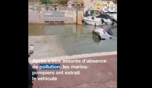 Marseille: Une voiture plonge dans le Vieux-Port à cause du GPS