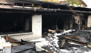 Incendie de l'imprimerie ISL à Thonon-les-Bains