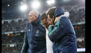 Eden Hazard blessé à la cheville lors de Real Madrid - Paris Saint-Germain