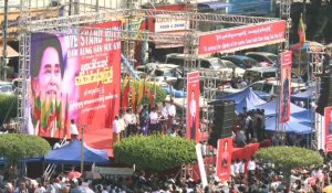 CIJ: les partisans d'Aung San Suu Kyi se rassemblent à Rangoun