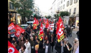 Nouvelle manifestation contre la réforme des retraites à Ajaccio