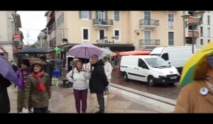 Thonon-les-Bains: rassemblement pour le maintien d'un accueil de jour dédié aux SDF