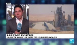Lafarge en Syrie : la justice annule une partie des poursuites