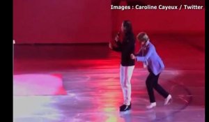Insolite : quand la maire de Beauvais Caroline Cayeux devient patineuse avec Philippe Candeloro