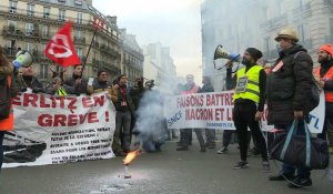 Manifestation à Paris contre la réforme des retraites