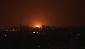 Des avions de guerre israéliens bombardent Gaza