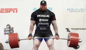 Bjornsson de "Game of Thrones" revendique le record du monde de deadlift