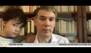 Olivier Faure : son fils l'interrompt en plein direct (vidéo)