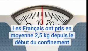 Confinement : Les Français ont pris en moyenne 2,5 kg supplémentaires