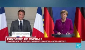 REPLAY - Pandémie de Covid-19 en Europe : Visioconférence commune Macron - Merkel