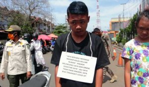 Coronavirus: en Indonésie, l'humiliation comme sanction pour non respect des mesures sanitaires