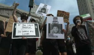 USA: manifestation à New York après la mort de George Floyd