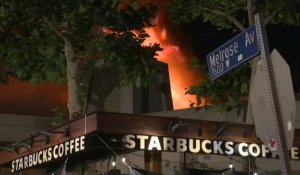Décès Floyd : incendie d'un magasin Starbucks à Los Angeles