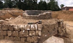 Des fouilles sur la motte féodale d'Ecoust-Sain-Mein (62)