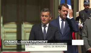 Remaniement ministériel en France : les féministes dénoncent le gouvernement de la honte