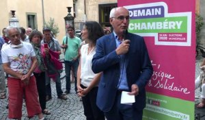 Premier discours de Thierry Repentin, élu nouveau maire de Chambéry
