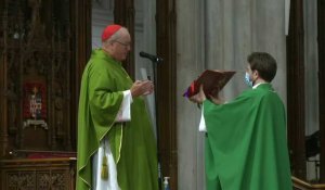 Première messe depuis le mois de mars à la cathédrale Saint-Patrick de New York