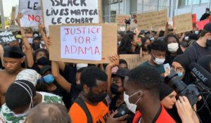 "Justice pour Adama!": des milliers de manifestants rassemblés à Paris