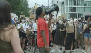 New York: des manifestants anti-racisme fêtent l'anniversaire de Breonna Taylor