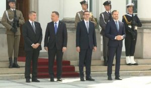 Pologne: les Premiers ministres du groupe de Visegrad réunis à Varsovie
