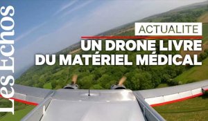 Un drone livre du matériel médical au Royaume-Uni