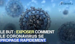 Covid-19 : une expérience illustre la transmission du virus lors d'un repas