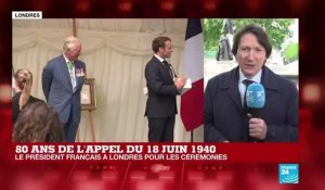 Appel du 18 juin : Macron remet la Légion d'honneur à Londres, "berceau de la France libre"