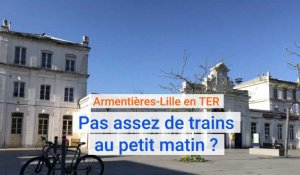 TER Armentières-Lille : pas assez de trains le matin ?