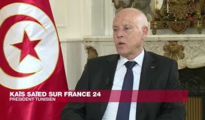 Kaïs Saïed sur France 24 : "Je n'aime pas que l'on me marche sur les pieds"