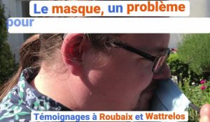 Le masque, un problème pour les sourds et malentendants : témoignages à Roubaix et Wattrelos.