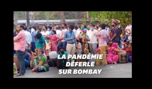 En Inde, des travailleurs quittent massivement Bombay, la ville la plus touchée par le coronavirus